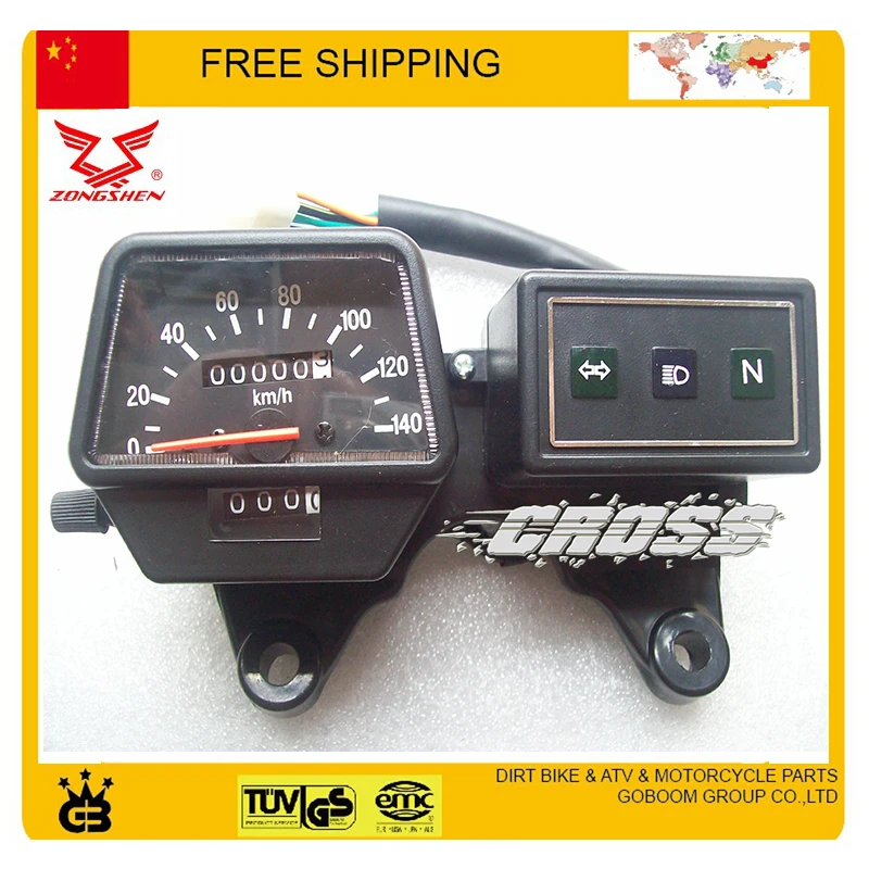 125 куб. См 150 200 zongshen мотоцикл спидометр одометр ZS125GY ZS150GY ZS200GY | Инструменты -1447319143
