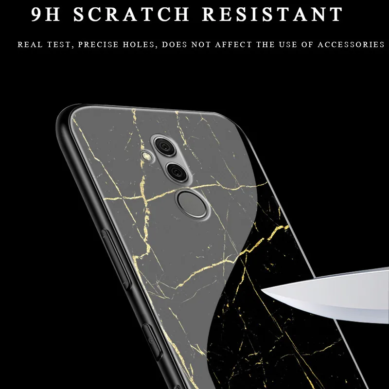 Star Space Tempered Glass Case For Huawei Mate 8 9 10 Pro Lite Soft TPU Edge Cases for 20 Protective Cover |