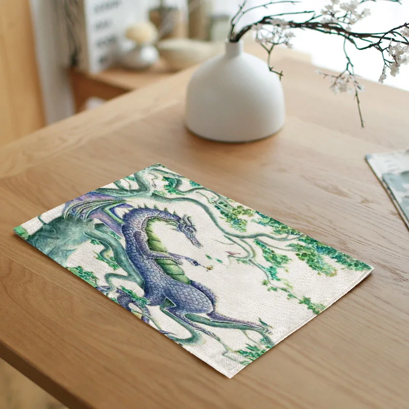 42x32 см Кельн льняные салфетки для стола чайные полиэстер крылья ракушки