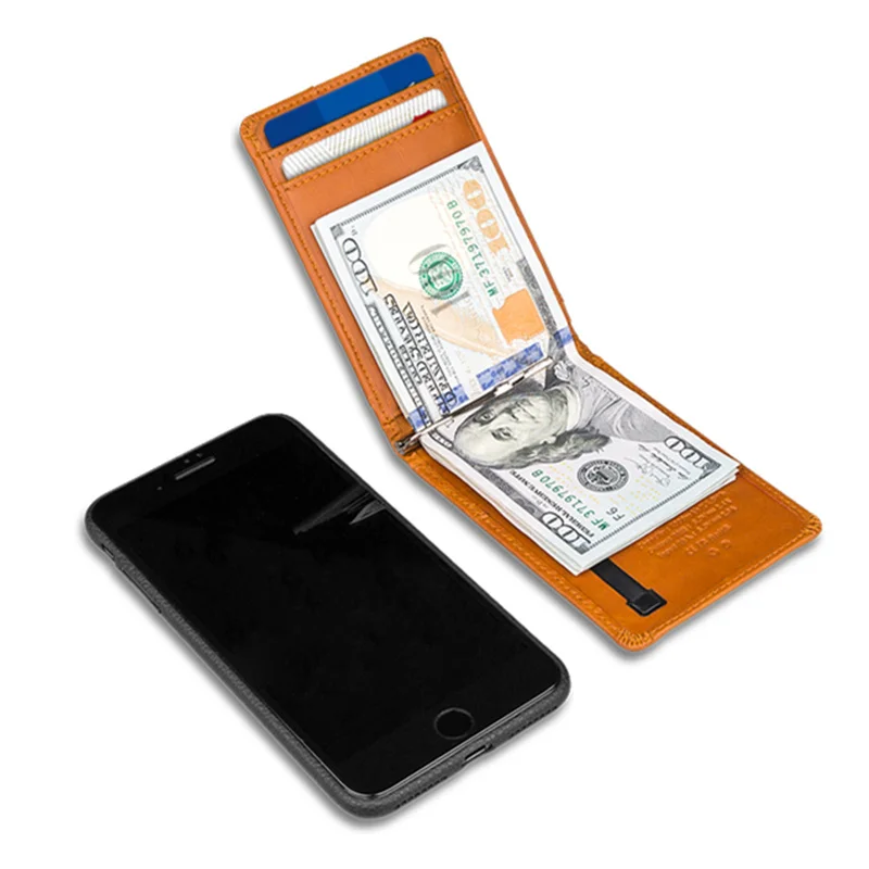 BISI GORO 2019 Умный кошелек унисекс короткий с usb зарядным бумажником адаптация для Ipone