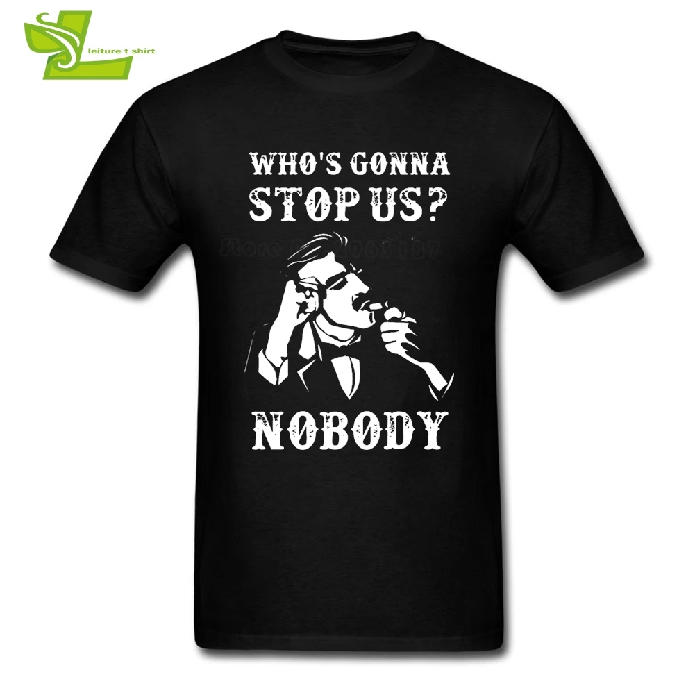 Nobody Stop Us T Shirt Men Summer 100% Cotton Club Tee Male New Coming Plus Size Tops Fashion Normal Loose Guys Shirts | Мужская одежда