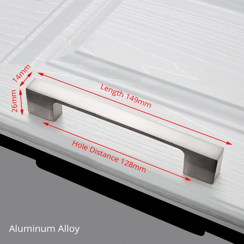 

Ручки для шкафов NAIERDI алюминиевые 128/160 мм
