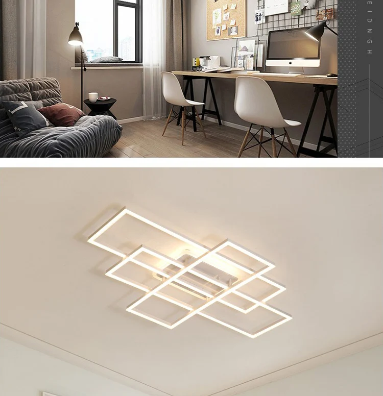 Люстра освещение для гостиной спальни Luminarine avize lustre de plafond современная алюминиевая волна Lustre Avized люстра