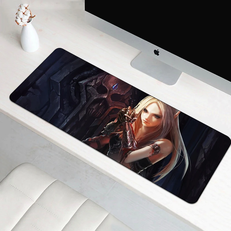 Игровой коврик для мыши 70X30 см для World of Warcraft, коврик для мыши, большой размер XL, модный коврик для мыши для геймера, ноутбука, резиновый коврик для ноутбука Sylvanas