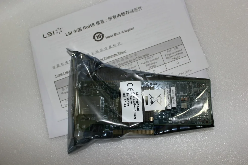 RaidStorage Avago LSI SAS 9300 8E LSI00343 8 портовый хост адаптер SFF8644 без кэша HBA PCI E3.0 x8 карта
