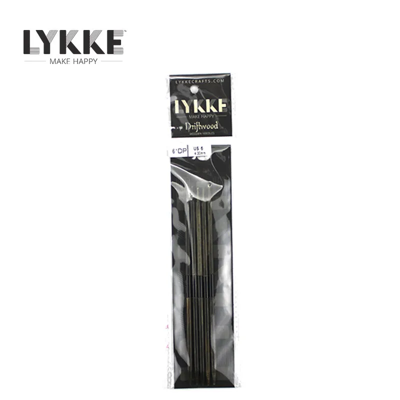 

5 piece LYKKE 6 inch 15cm double pointed knitting needles