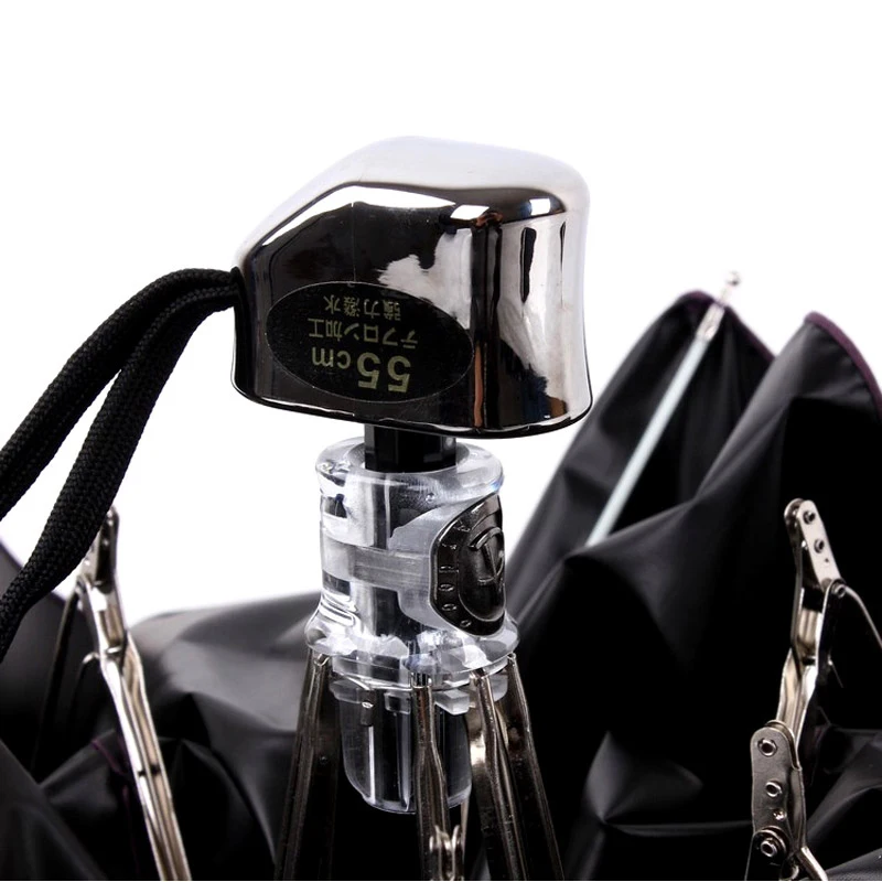 Ветрозащитный мини компактный зонтик с чехлом 5 складной Женский или мужской