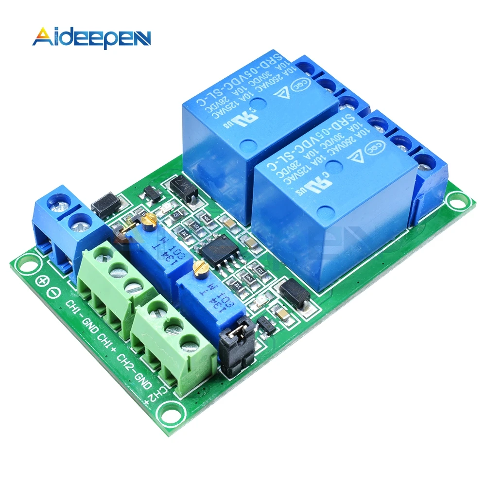 DC 5V 2-канальный Компаратор напряжения точный LM393 плата Модуль гибкий кабель