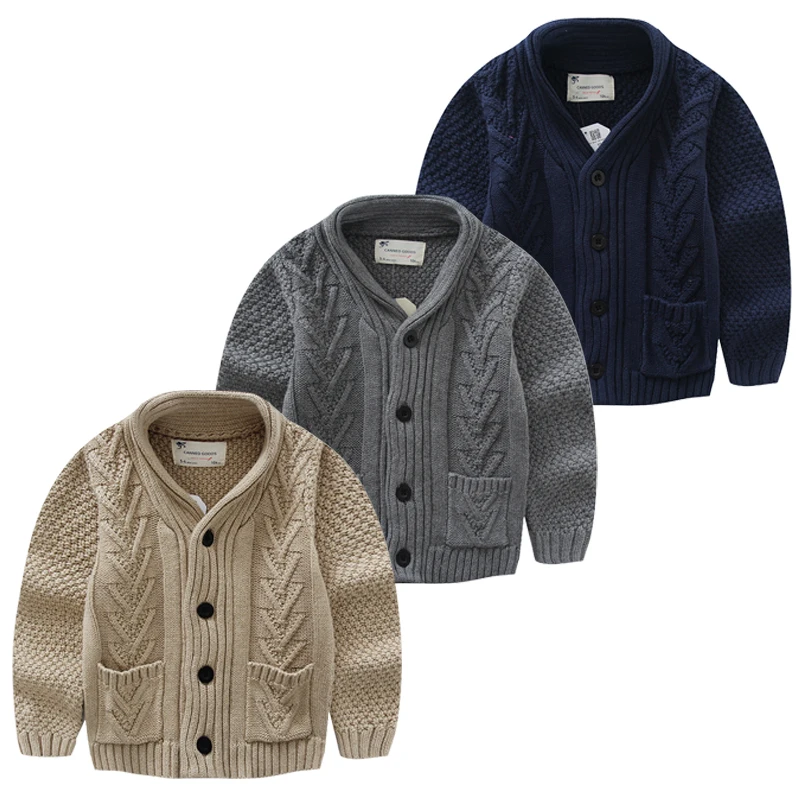 Весенне осенний Детский кардиган для девочек брендовый свитер с длинными
