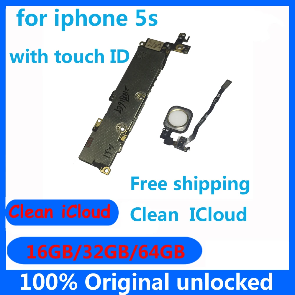 16 Гб оперативной памяти 32 встроенной 64 ГБ для iphone 5S чистке icloud материнская плата с