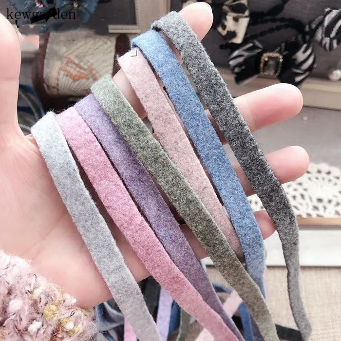 Kewgarden шерсть атласные ленты 10 мм 3/" DIY Бант хлопок лента вручную изготовленная лента аксессуары для одежды Riband 5 метров