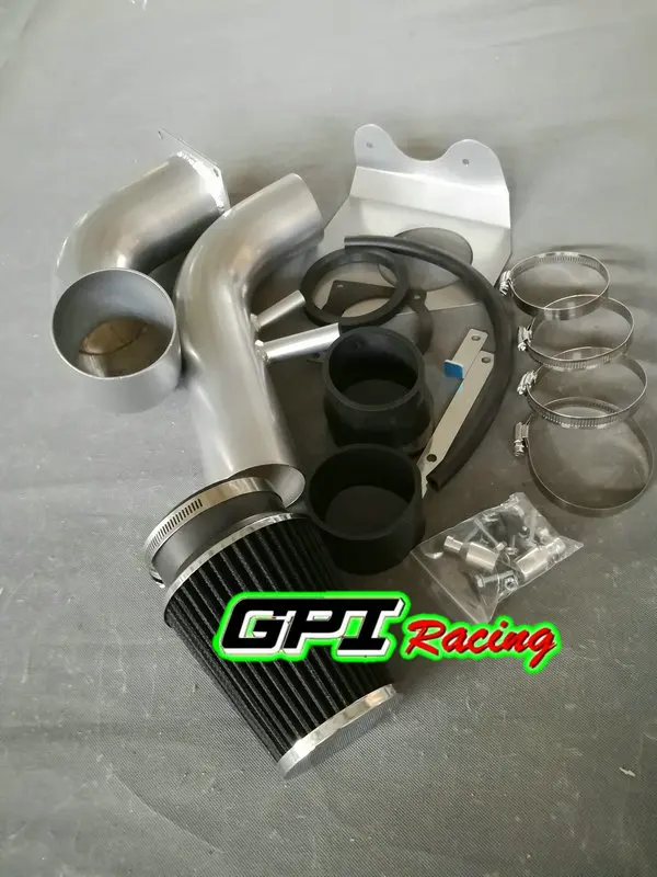Для 1996-2004 для FORD MUSTANG GT V8 4.6L холодной воздухозаборная система+ черный Комплект фильтров