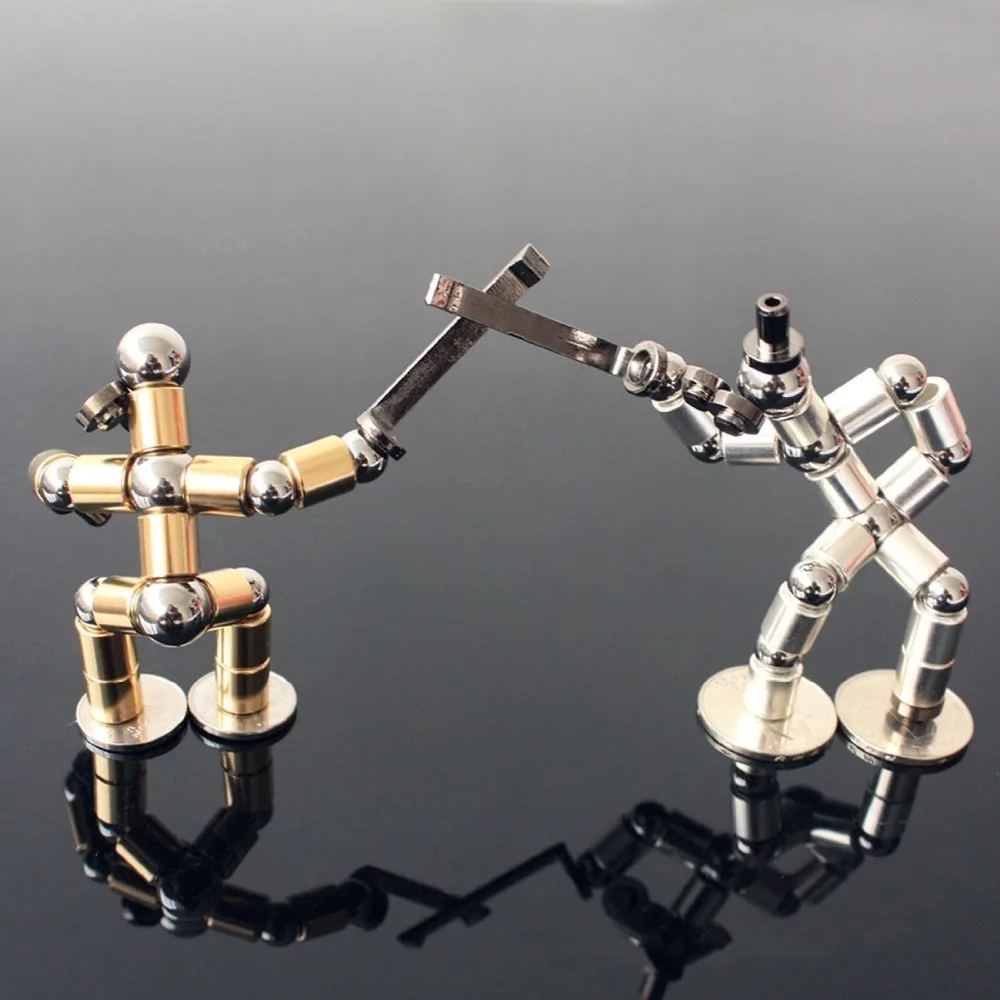 Металлическая Волшебная гелевая ручка DIY модульная магнитная для мышления