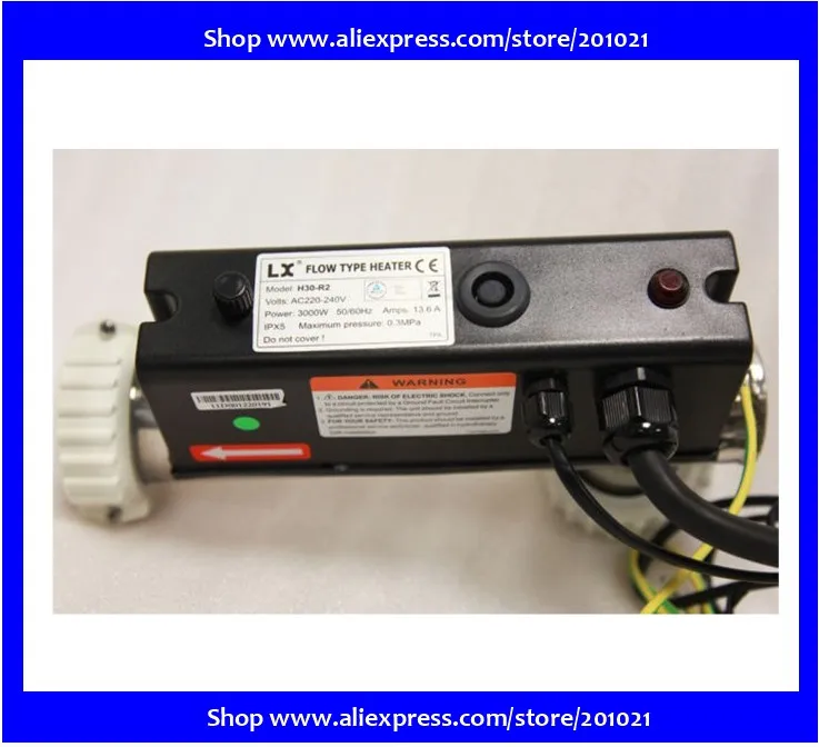 Китайский спа нагреватель 3 кВт l образная модель H30 R2 LX flow type hot tub спа|spa heater|spa tubspa |