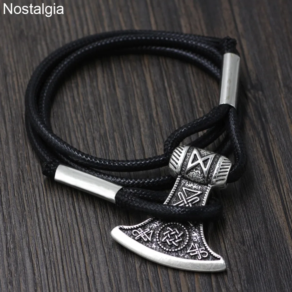 Браслет Vikingo Svarog в готическом стиле с подвеской виде звезды россии символа