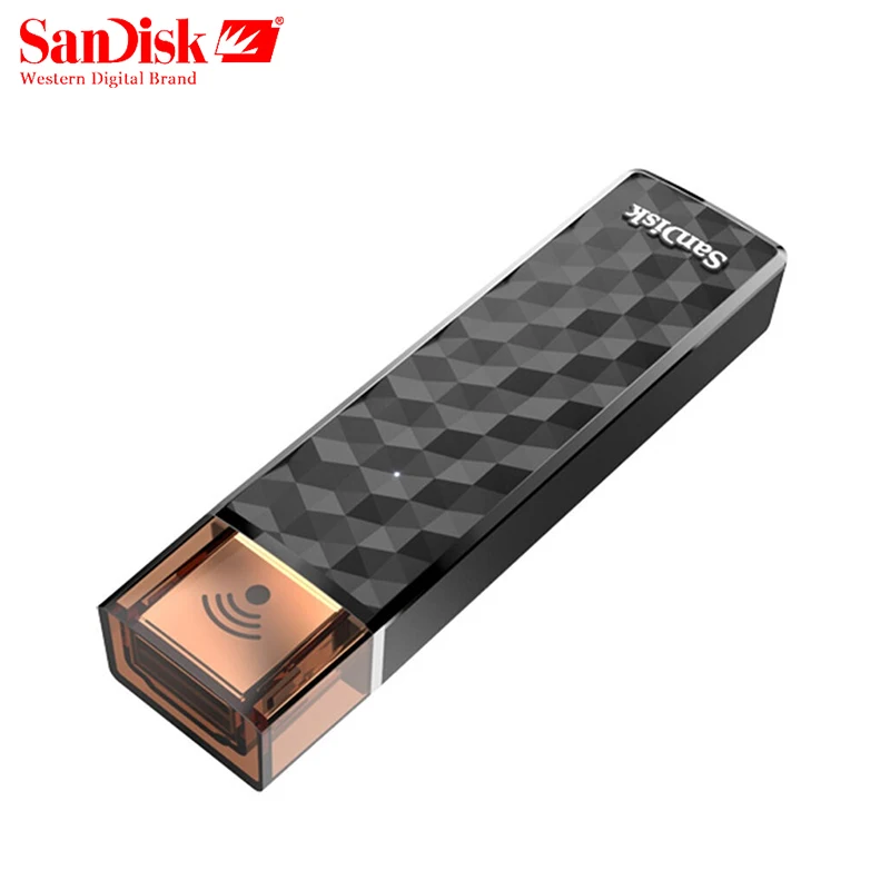 SanDisk Connect Беспроводной Stick USB флэш накопитель SDWS4 Wi Fi + 2 0 16 ГБ 32 64 128 200 PenDrives|USB