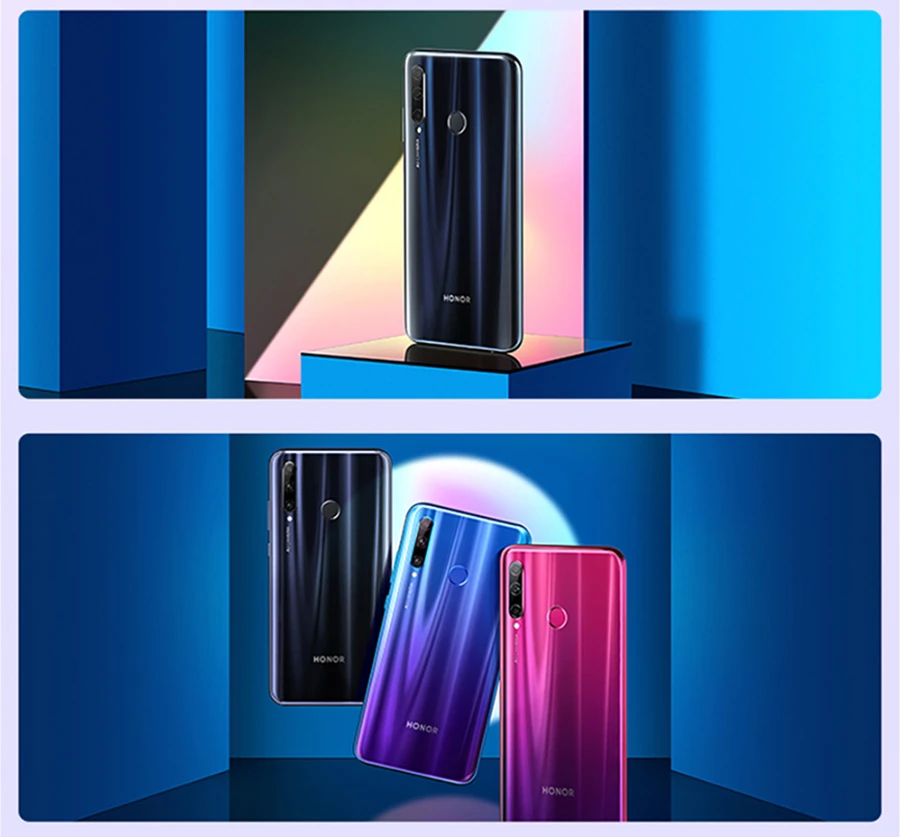 Global Rom Honor 20i Honor 20 lite мобильный телефон 6,21 дюймов Hisilicon Kirin 7 Восьмиядерный Android 9,0 отпечаток лица ID