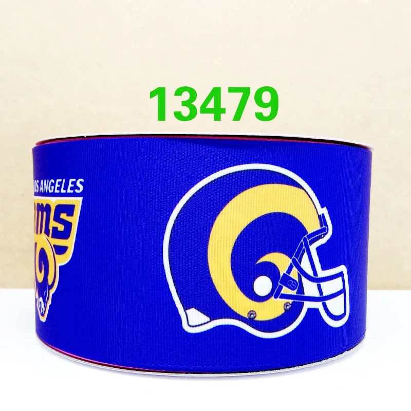 13479 50 ярдов в Размер спортивная лента напечатанная grosgrain лента 13478 - Цвет: 13479