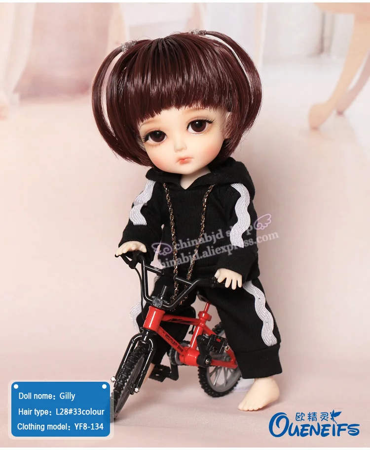 BJD SD Кукла Одежда 1/8 модный спортивный костюм с шляпой для лати желтый или Yosd тело YF8-134 кукла аксессуары