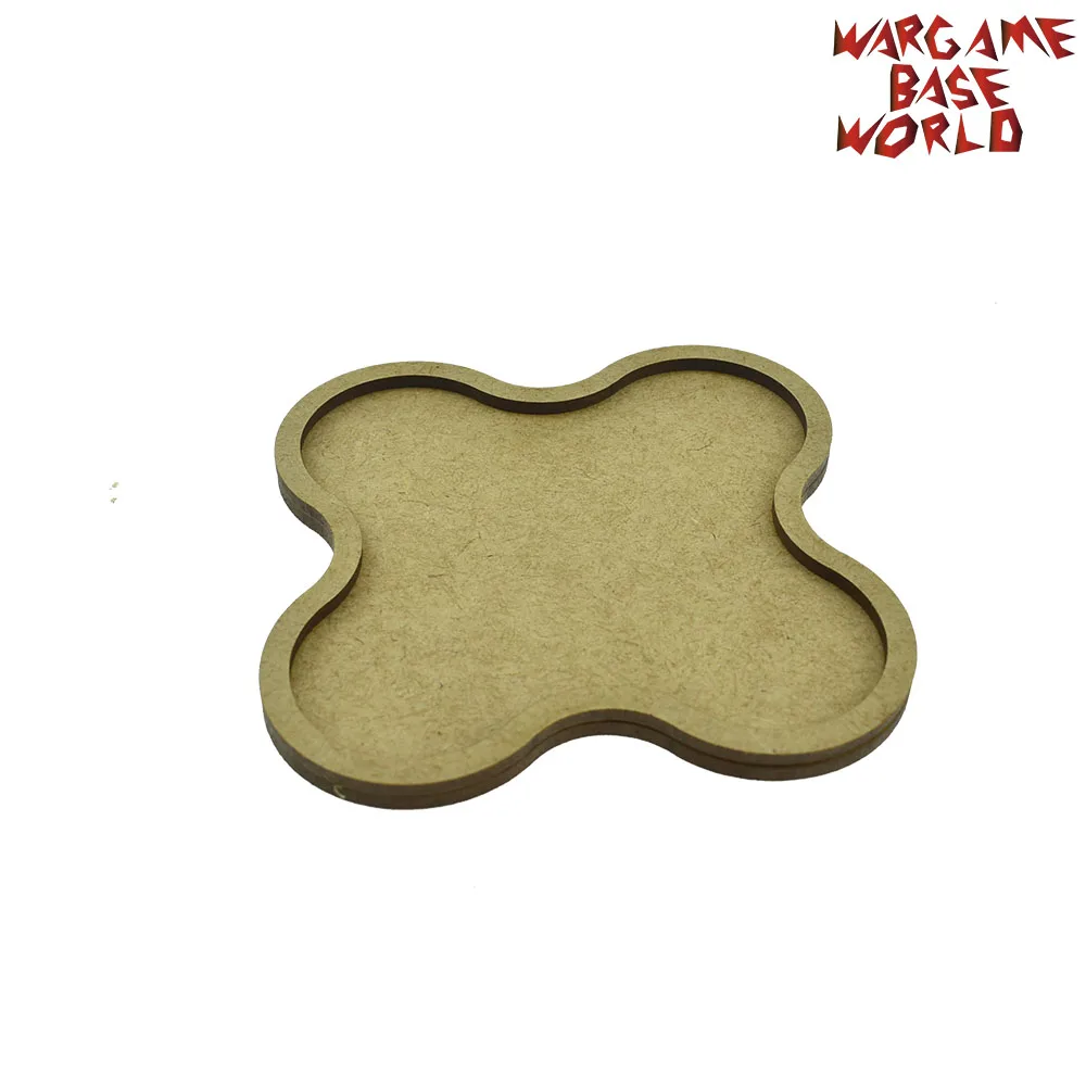 Wargame Base World-Movement Tray-5 цоколей 40 мм круглой формы звезды МДФ