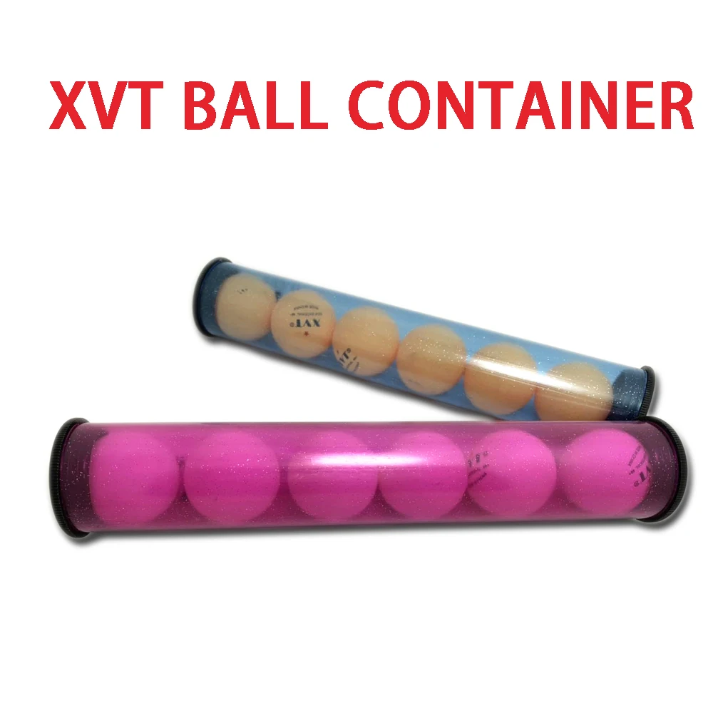 XVT профессиональный настольный теннис Rolling Stick/мяч контейнер/резиновый Rolling Stick отправить 6 шт. ABS пластик 40+ мяч