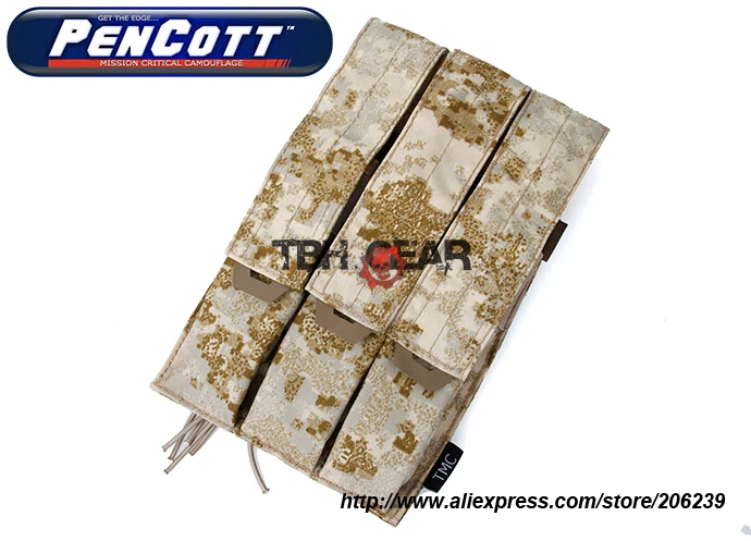 

TMC Kriss Vector Magazine Pouch 500D PenCott SandStorm Military Desert Camouflage Pouch(SKU12050686)