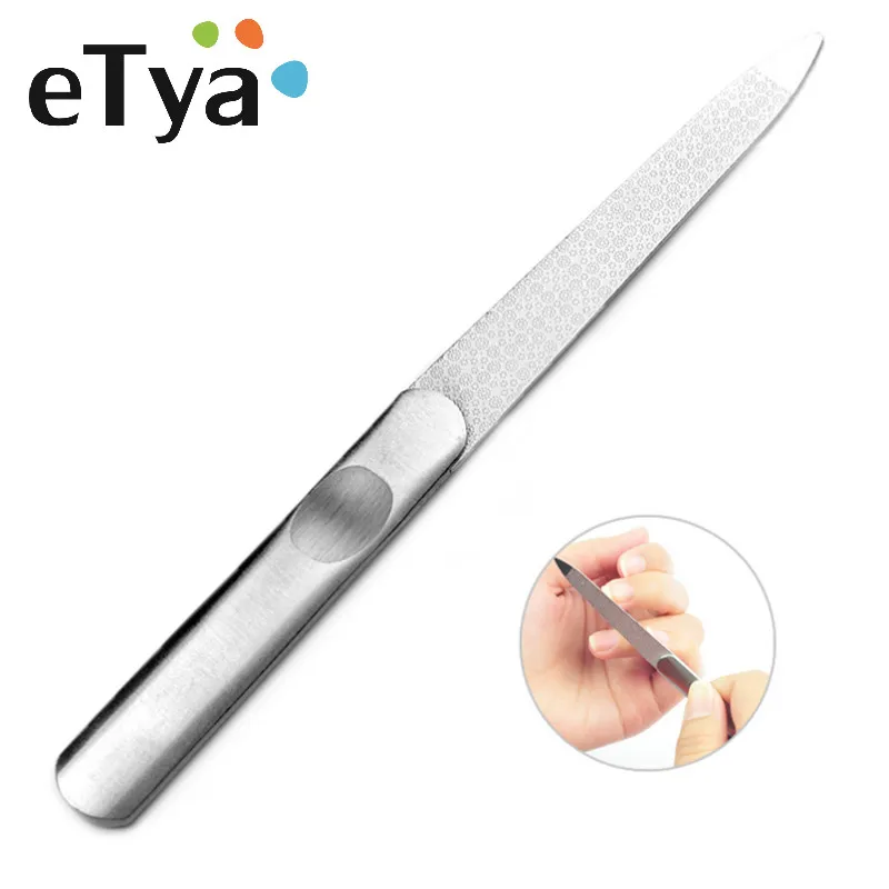 1 шт. пилка для кутикулы из нержавеющей стали|nail file|nail file bufferstainless steel nail |