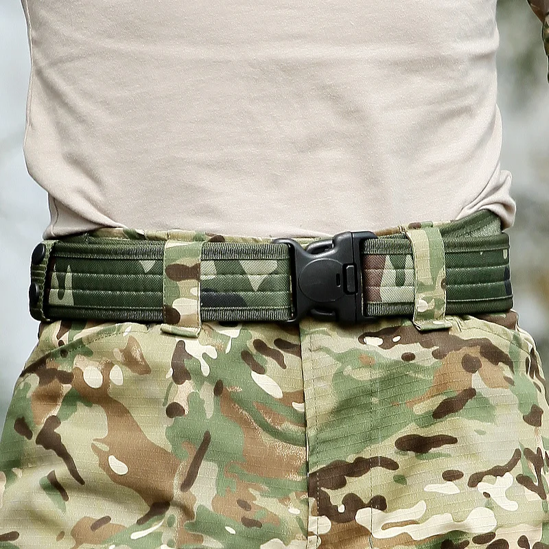 

Special Forces Nylon Belt Military Tactical SWAT Army Safety Camo Waist Belt Support Strap Combat Belts Men Casual Training Belt