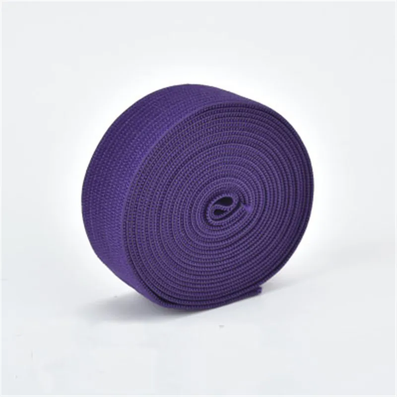 dark purple 2 см 2,5 см цветные нейлоновые резинки 20 мм 25 мм резинки для одежды, брюк, сумок, нижнего белья, брюк, аксессуары для домашнего шитья, сделай сам - Цвет: dark purple