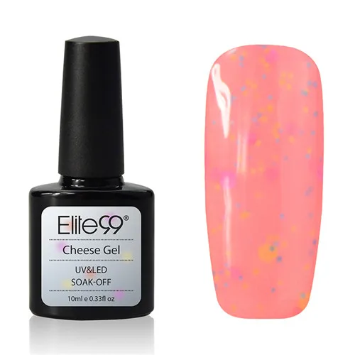 6458 Elite99 10 мл сырный Гель-лак UV Vernis полуперманентный праймер верхнее покрытие Гель-лак для ногтей Маникюрный гель лак для ногтей - Цвет: 6458