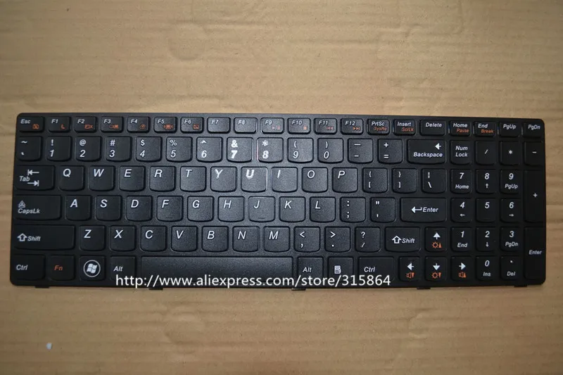 

Клавиатура для LENOVO V570 V570C V575 Z570 Z575 B570 B575 B570 V580 B580 black