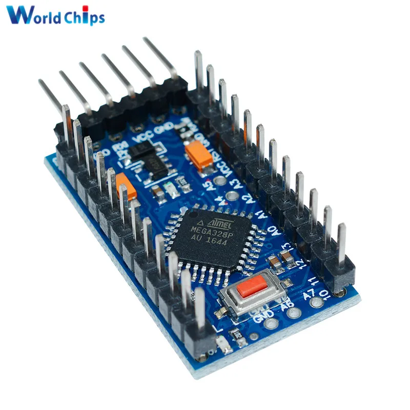 Плата модуль Pro Mini Atmega328 5 шт. 3 В 8 МГц для Arduino Nano 328 контроллер с Pins замена Atmega128|pro mini