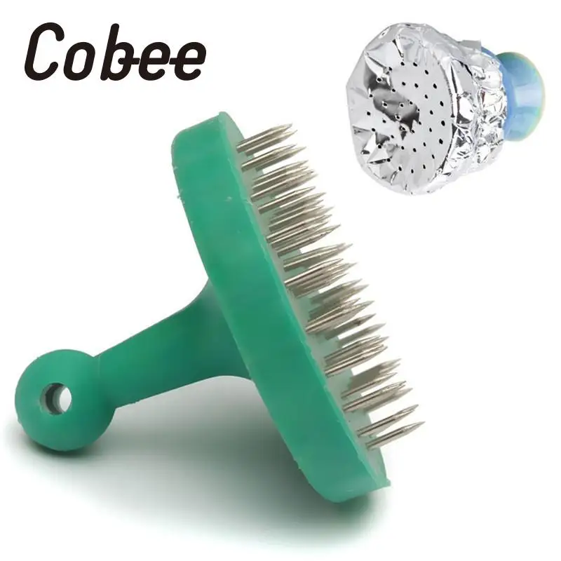 Cobee 1 шт. фольга дырокол для кальяна чаша наргила стеклянная дымочка случайный