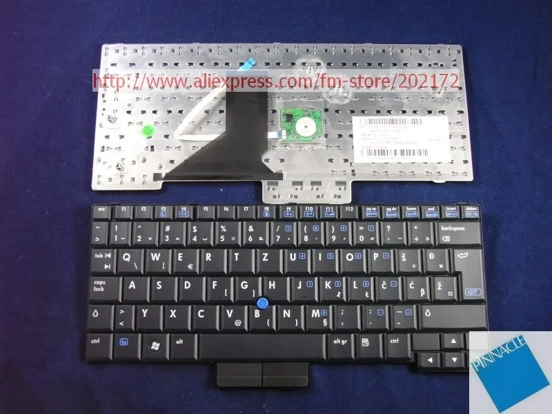 Новая черная клавиатура для ноутбука HP Compaq 2510P Series (Словения)|notebook keyboard|keyboard for