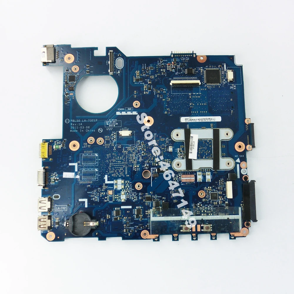 PBL50 LA-7321P K43U Mainboard for ASUS K43B K43BR K43BY X43B X43U laptop motherboard Rev: 1A 100% tested intact | Компьютеры и офис