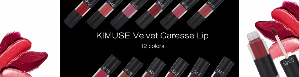 Kimuse бренд макияж Smoth Velvet губная помада Матовая жидкая Водонепроницаемая губная помада стойкая губная помада Красная губная помада batom Матирующая косметика для губ