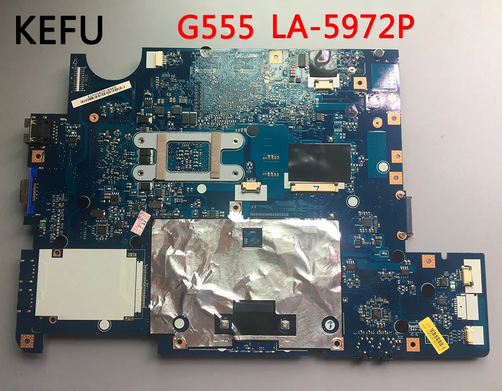 Материнская плата KEFU для ноутбука lenovo G555 материнская NAWA2 Быстрая проверка на