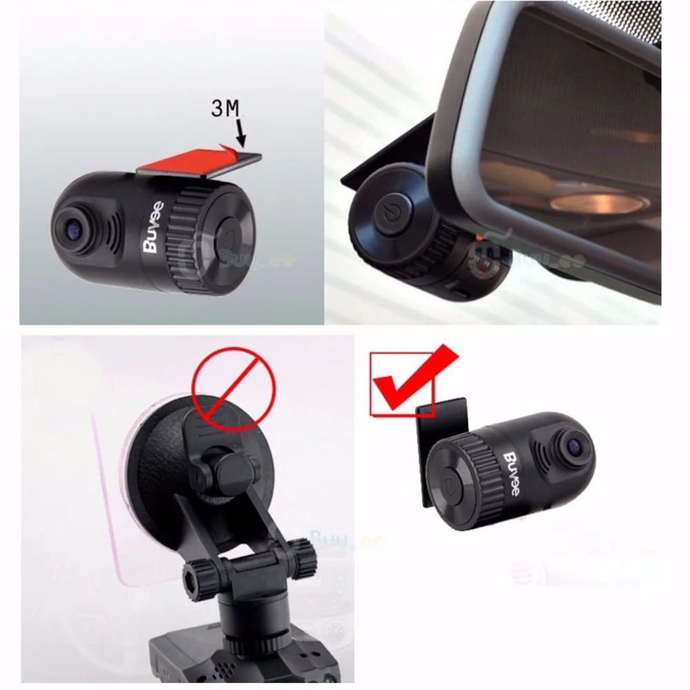 Buyee мини портативный автомобильный DVR видеорегистратор с разрешением full HD 1080 P