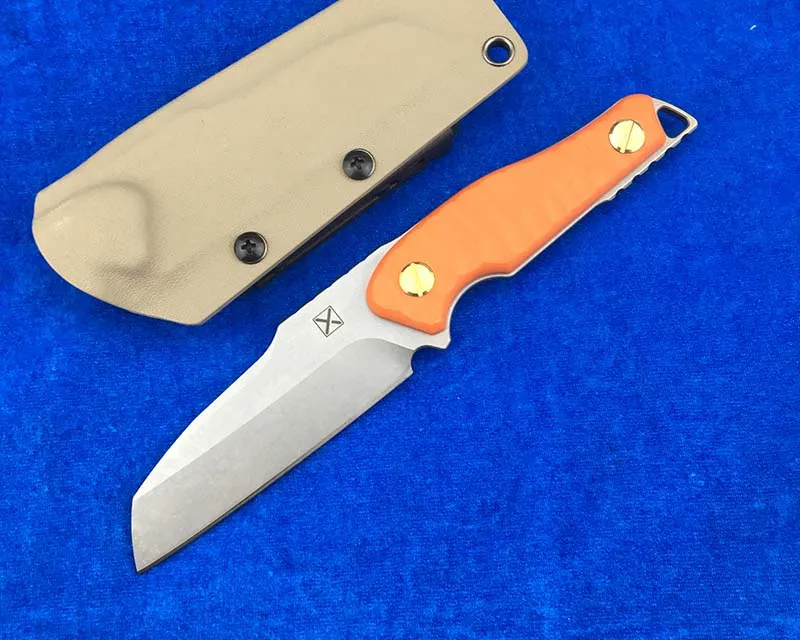 LEMIFSHE YX2001 новый нож TI 6Al 4V лезвие G10 ручкой и фиксированным лезвием KYDEX оболочка