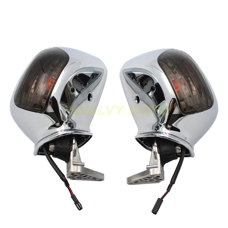 Хромированные зеркальные оранжевые Сигналы поворота для Honda Goldwing GL 1800 2001-2012 2008 2009