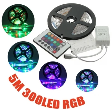Не водонепроницаемый RGB 3528 Светодиодная лента 5 м 300 светодиодов Рубиновая диод с