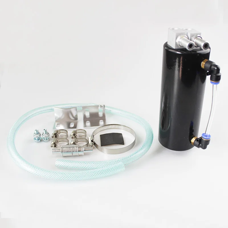 RASTP-350ML круглый алюминиевый маслоуловитель БАК резервуар турбо для автомобильного двигателя маслоуловитель БАК RS-OCC006