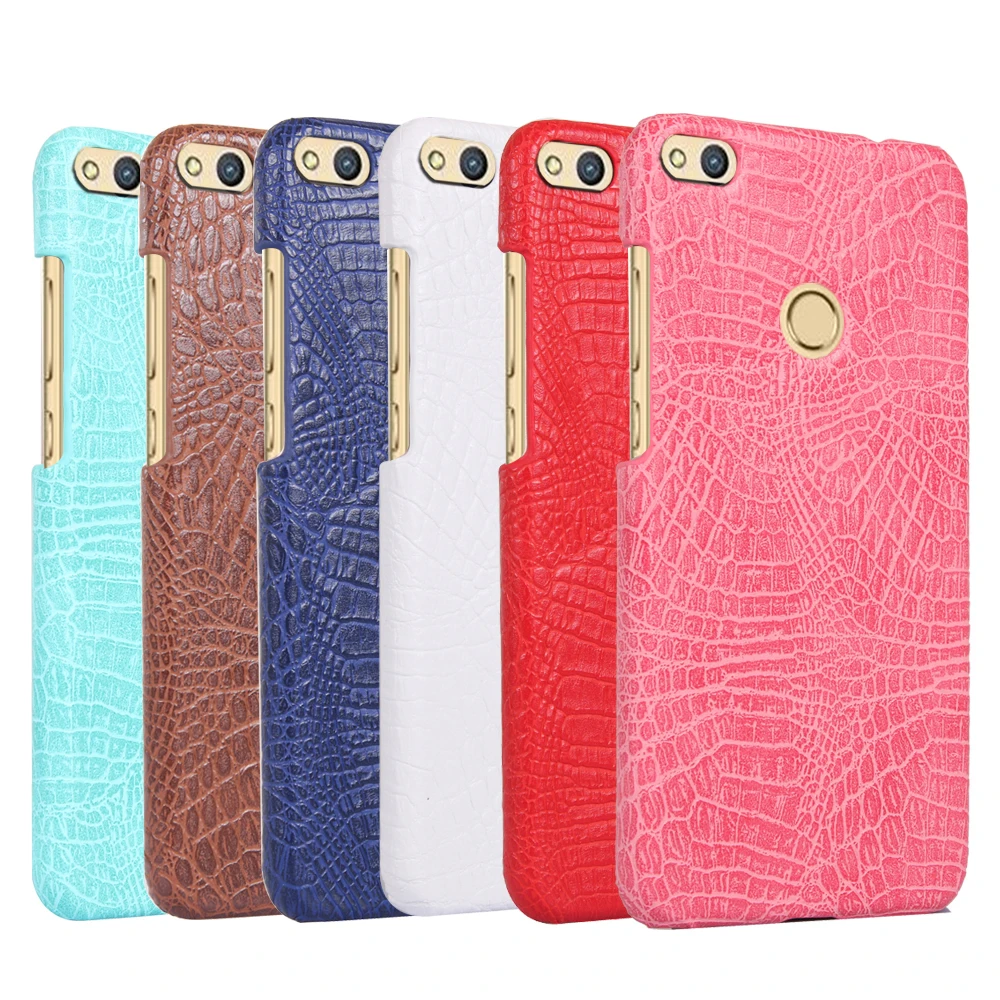 Huawei P8 Lite (2017) чехол Роскошный крокодиловый кожаный мобильный защитный на заднюю