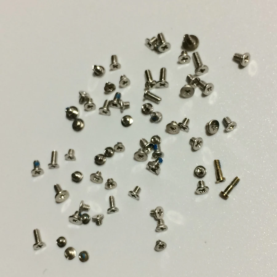 500 набор оригинальных полный винтов с 2 нижними винтами Золотой Серебряный для