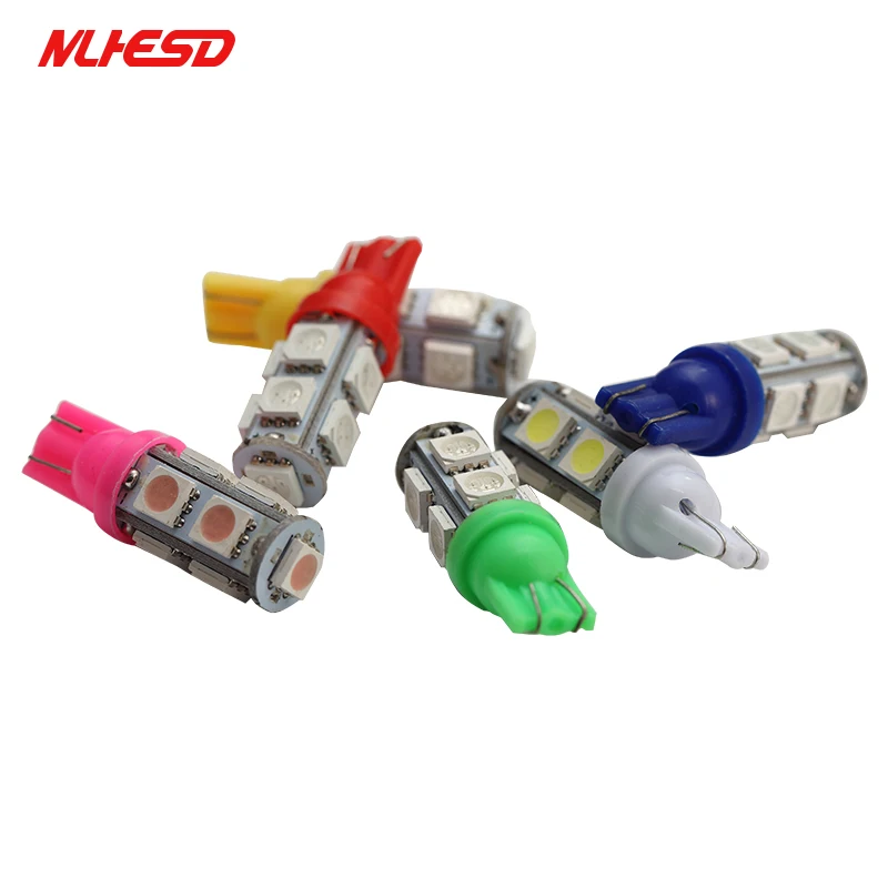 10 шт. оптовая продажа T10 9SMD 5050 9 Smd светодио дный автомобилей 194 168 192 W5W свет