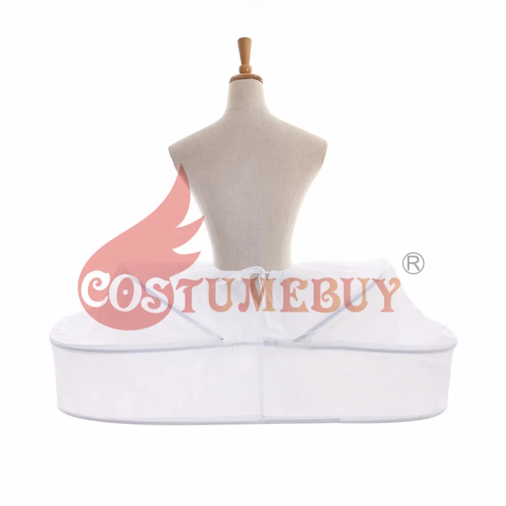CostumeBuy винтажная рококо кринолин нижняя юбка женская средневековое викторианское клетка юбка с турнюром для бального платья Косплей