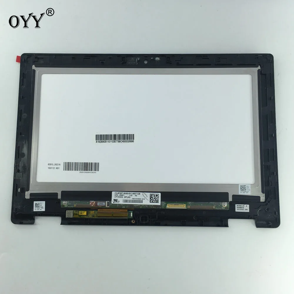 

LCD Display Touch Screen Digitizer with frame For Dell Inspiron 11 3147 3148 3000 3157 3158 3152 3153 i3153 LP116WH6 (SP)(A3)