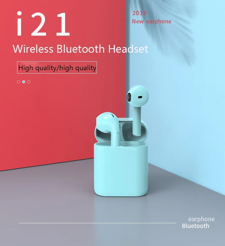 I21 TWS сенсорный Bluetooth наушники HD стерео беспроводные наушники с шумоподавлением игровая гарнитура для iPhone Xiaomi