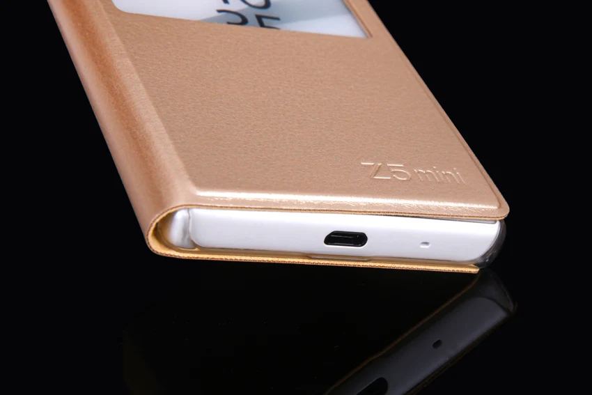 Умный 360 флип-чехол кожаный чехол для sony Xperia Z5 Compact/Z5 mini E5823 E5803 чехол для телефона тонкий роскошный чехол