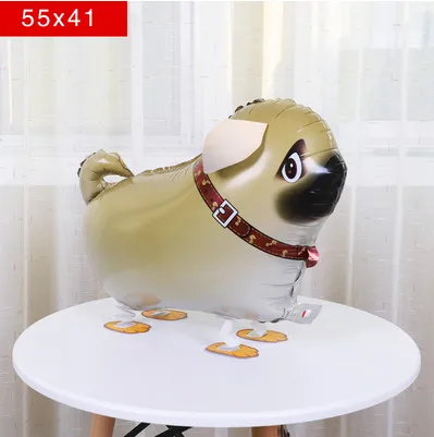 walking pug Единорог вечерние 3D Diy воздушные шары в форме единорога милый Радужный Единорог стоящий воздушный шар фольги Воздушные шары Дети Взрослые события Декор для вечеринки в честь Дня Рождения - Цвет: walking pug